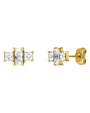 PURELEI Pretty Ohrringe (18K Gold) – Damenohrringe aus langlebigem Edelstahl – Wasserfeste Ohrringe Damen – 1,1 cm Durchmesser – Modeschmuck für deinen individuellen Look im Sale